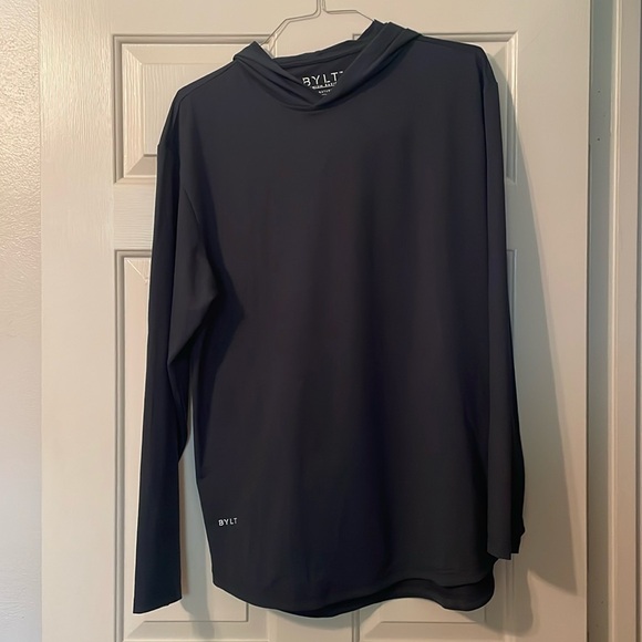 Men’s BYLT hooded long sleeve Signature pullover - Picture 1 of 4